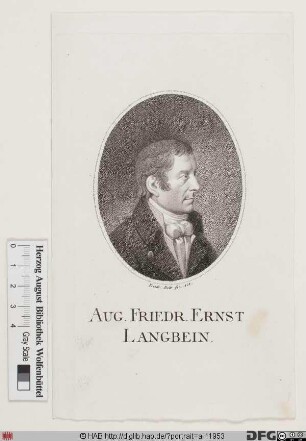 Bildnis August Friedrich Ernst Langbein