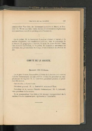 Comité de La Société.