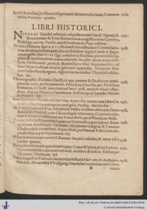 Libri Historici.