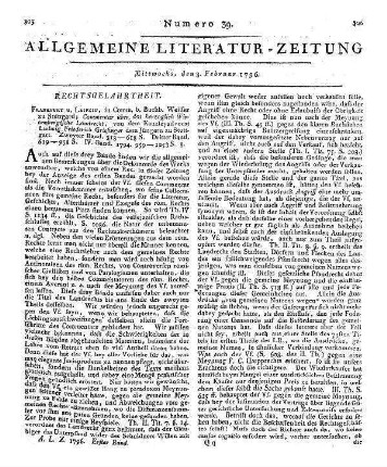 Griesinger, L. F.: Commentar über das Herzoglich Wirtembergische Landrecht. Bd. 2-4. Frankfurt; Leipzig: Weisser 1794
