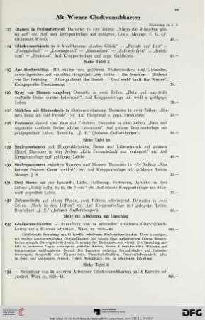 Alt-Wiener Glückwunschkarten (Nr. 123-134)