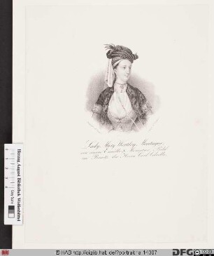 Bildnis Lady Mary Wortley Montagu, geb. Pierrepont
