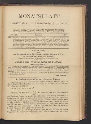 Nr. 150. Januar. 1896