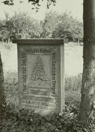 Grabstein von Rudolf Zimmermann (1878-1943)