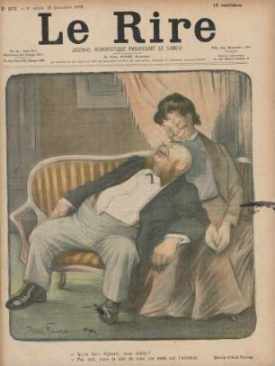 - As-tu bien déjeuné, mon Adèle? - Pas mal, mais la tête de veau me reste sur l'estomac.
