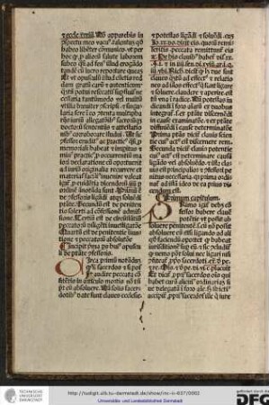 Incipit prima pars huius opusculi de potestate confessoris.