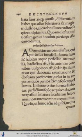 De intellectu secundum habitum