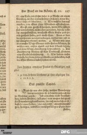Das zwölfte Capitel.