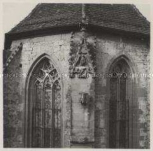 Creglingen, Herrgottstal, Herrgottskirche, Chorseite