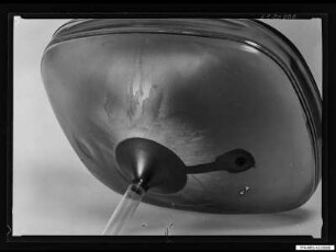 Fehlerhafte Bildröhre, Rückseite, Foto 1961