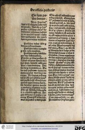 [Dominica prima post octavam pasce, sermo de officio pastoris spiritualis et temporalis et de conditionibus familie eis commisse, sermo XXIII].