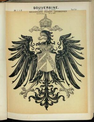 Taf. 21. Reichsland Elsass-Lothringen.