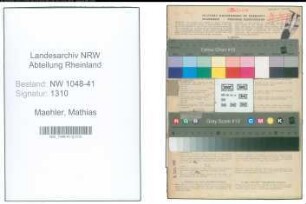 Entnazifizierung Mathias Maehler , geb. 08.09.1904 (Schmied)