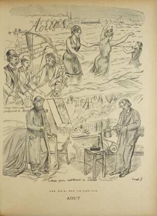 Les mois, par Heidbrinck, Aout