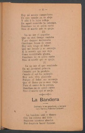 La bandera : Dedicado a los payadores y amigos Luis García y Federico Curlando
