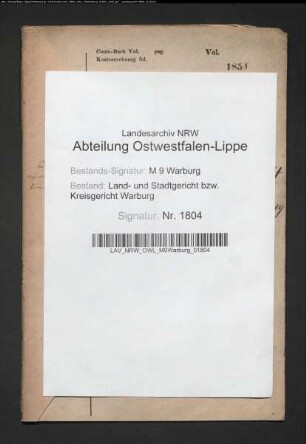 Erblasser: Prott, Charlotte, geb. Hartmann: