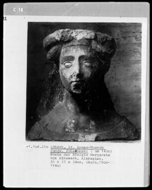 Büste der Königin Margareta von Dänemark (1353-1412)