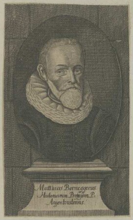 Bildnis des Matthias Berneggerus