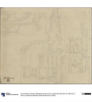 Entwürfe zu einer Kirche im gotischen Stil