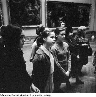 Leningrader Gäste in der Gemäldegalerie Alte Meister
