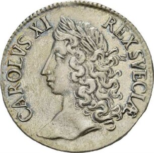 2 Mark des Königs Karl XI. von Schweden, 1674