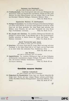 Gemälde neuer Meister (Nr. 100-155)