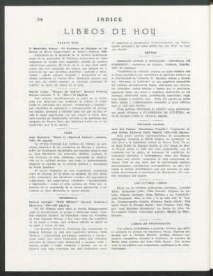Libros de hoy