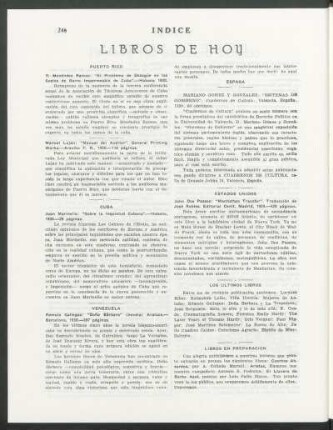 Libros de hoy