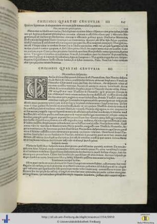 Proverbiorum chiliadis quartae centuria IV.