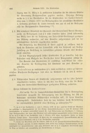 Abschnitt XXI. Die Studirenden