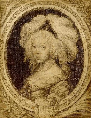 Bildnis von Auguste Maria (1649-1728), Markgräfin von Baden-Durlach