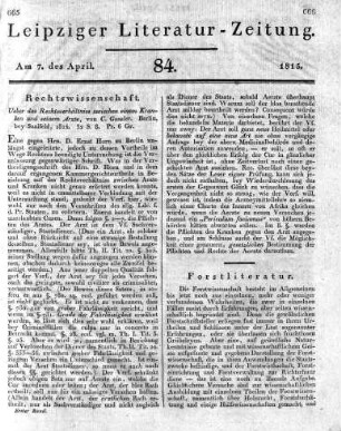 1815-04-07 : 84. Stück