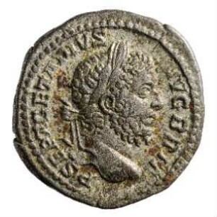 Münze, Denar, 210 - 212 n. Chr.