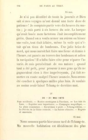 IV. 25 - 31 Mai 1873