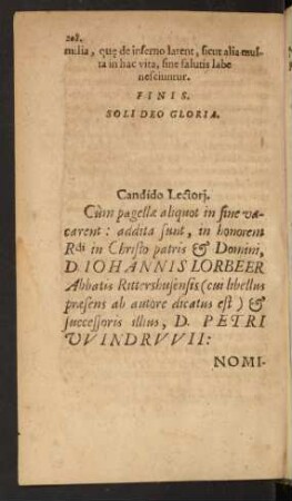 Candido Lectori.