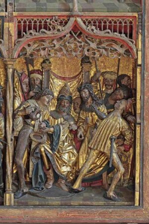 Szenen aus dem Marienleben und der Passion Christi — Pilatus wäscht seine Hände in Unschuld