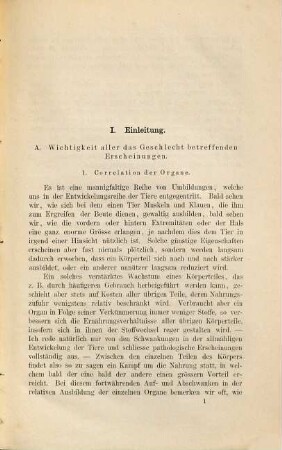 Die Factoren, welche die Sexualität entscheiden