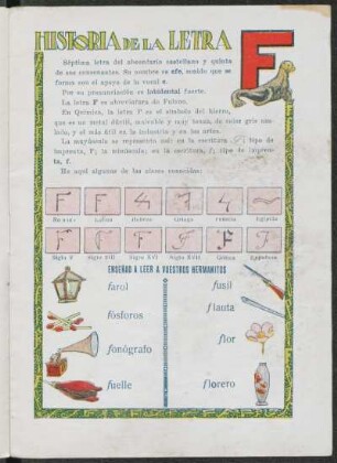 Historia de la letra F