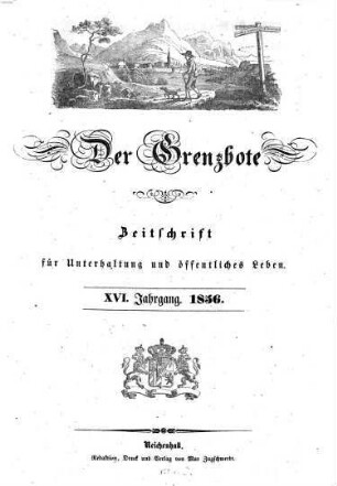 Der Grenzbote. 1856 = Jg. 16