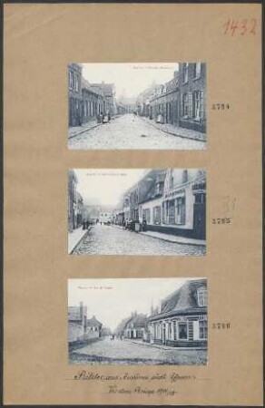 Messines - Rue de l'Eglise. (Vor dem Kriege 1914/1915)