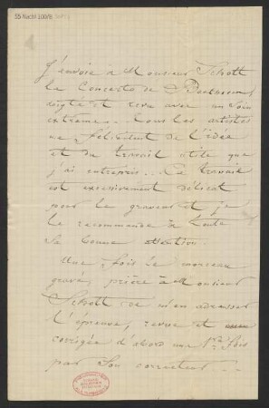 Brief an B. Schott's Söhne : 01.04.1888