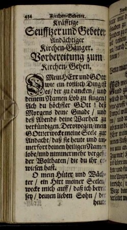 Kirchen-Gebeter