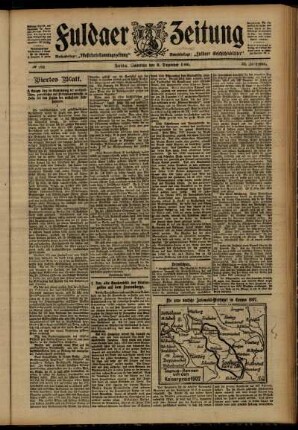 Vierte Ausgabe vom Samstag, den 08. Dezember 1906.
