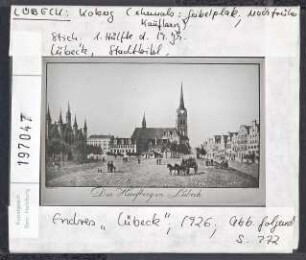 Lübeck: Koberg (ehemals Geibelplatz). Lübeck, Stadtbibliothek
