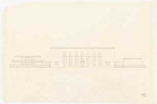 Afifa (AG für Filmfabrikation), Berlin Projekt II: Wochenschaugebäude: Ansicht Fassade