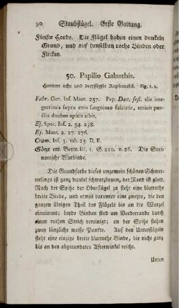 50. Papilio Galanthis. [bis] 94. Papilio Eribotes.