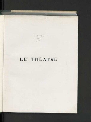 8.1905=Nr. 157 - 168: Le théâtre : revue bimensuelle illustrée