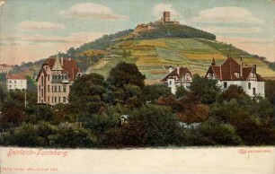 Postkartenalbum mit Motiven von Durlach. "Durlach-Turmberg"