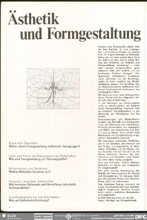 Ästhetik und Formgestaltung : Ästhetik und Formgestaltung