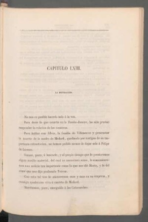 Capítulo LXIII. - La inundación.